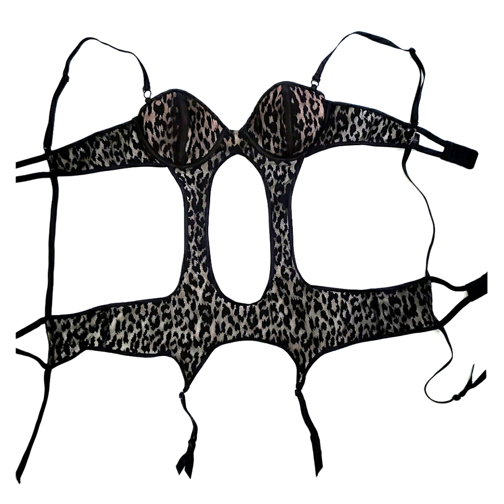 Sexy Leopard Monokini Style Lingerie